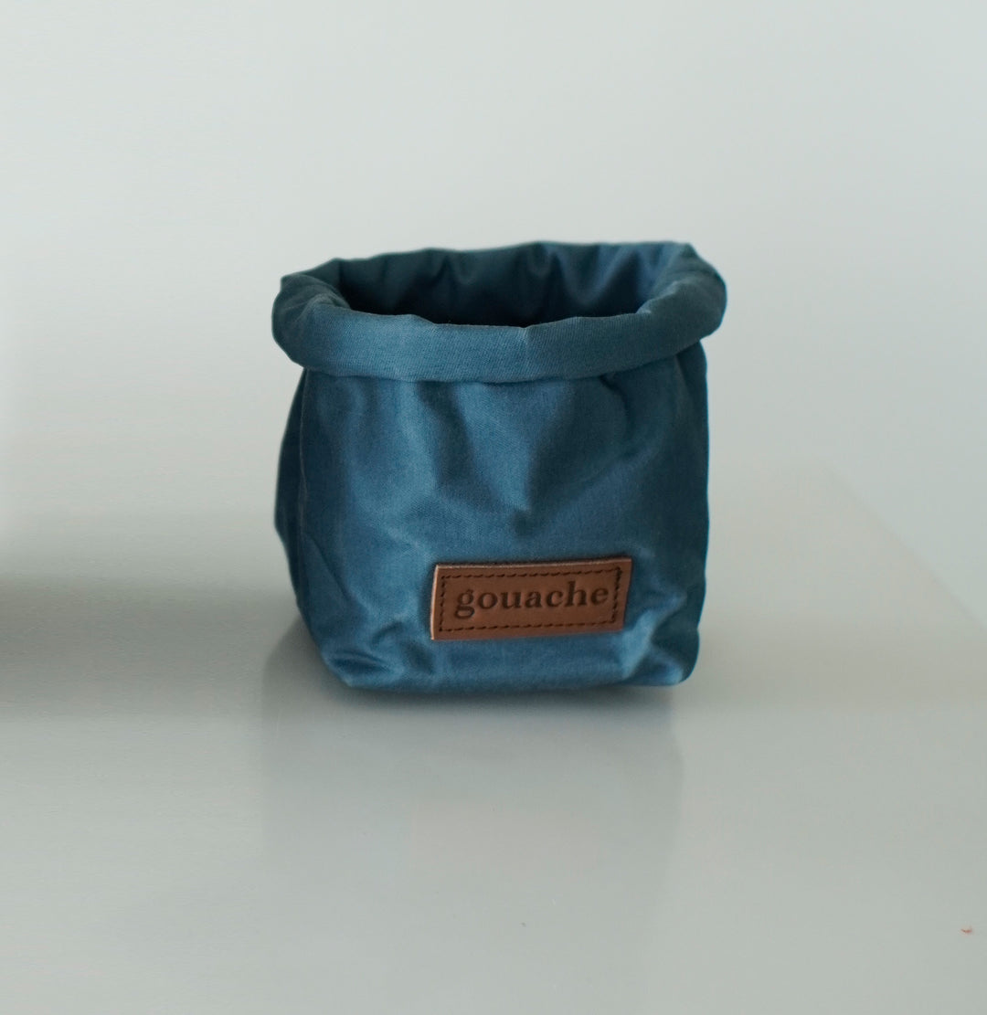 Gouache x The Green House Project Waxed Canvas Plant Pot Bin on Clearance Sale