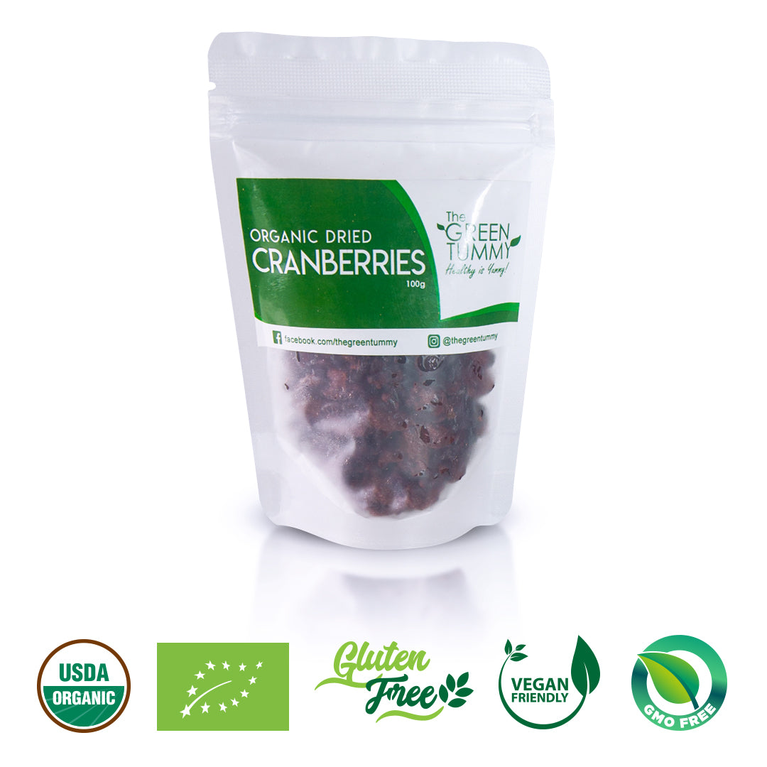 The Green Tummy Organic Dried Cranberries