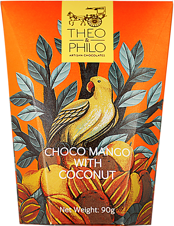 Theo and Philo Chocolates Chocolate Mangoes with Coconut