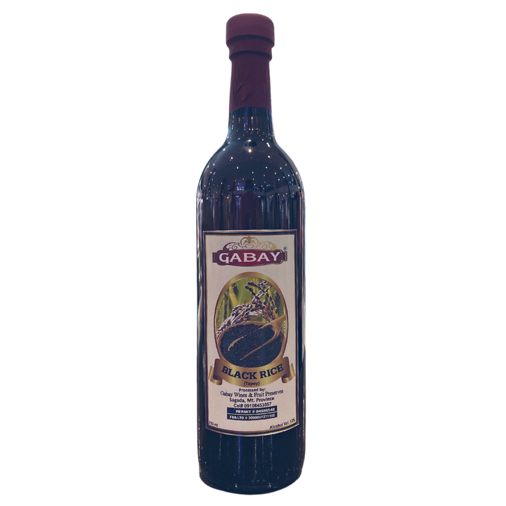 Gabay Wines and Fruit Preserves Black Rice Wine (Tapuy)