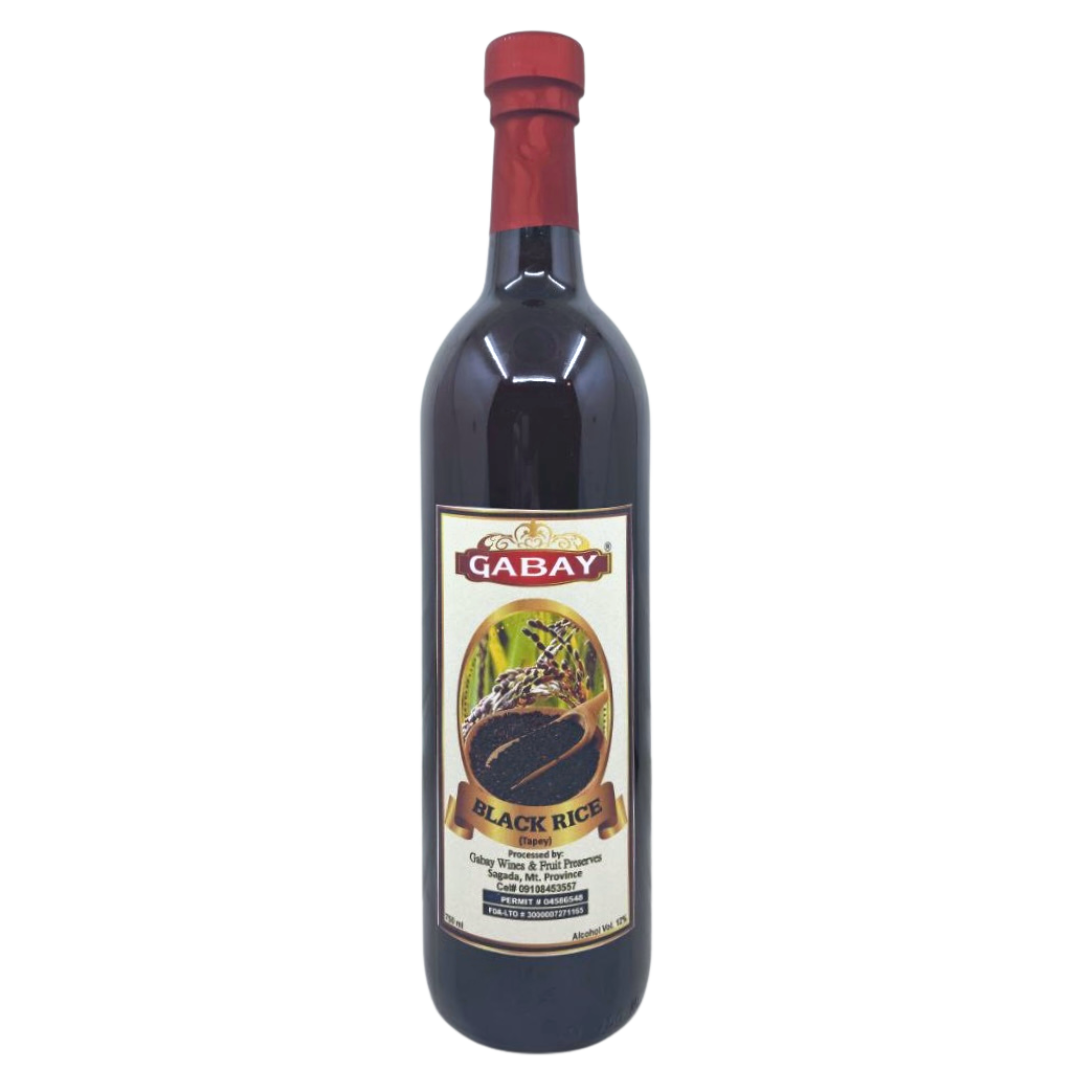 Gabay Wines and Fruit Preserves Black Rice Wine (Tapuy)