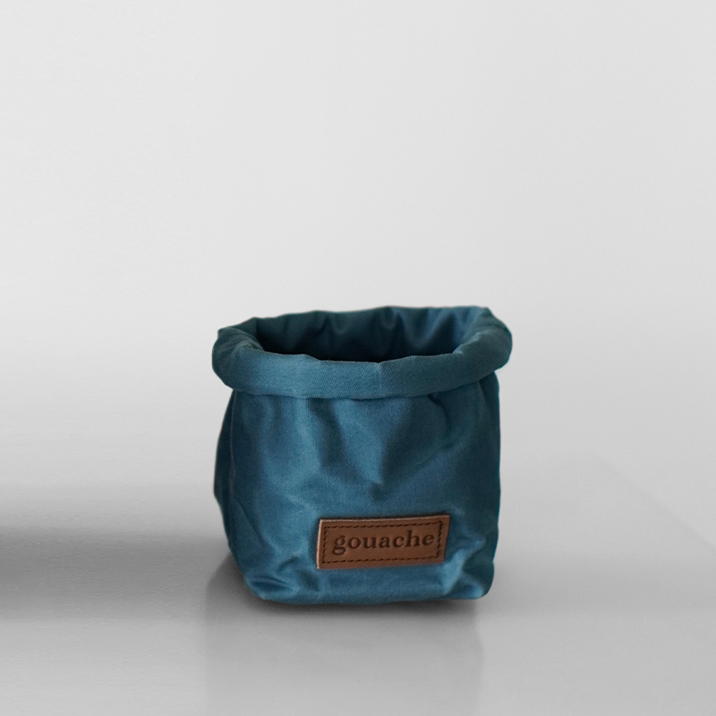 Gouache x The Green House Project Waxed Canvas Plant Pot Bin - Roots Collective PH