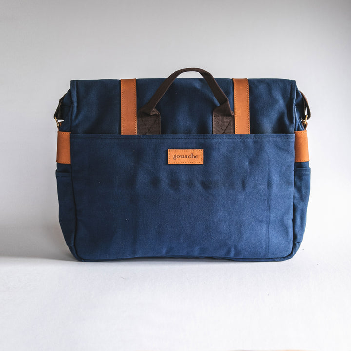 City Waxed Canvas Messenger Bag - Roots Collective PH
