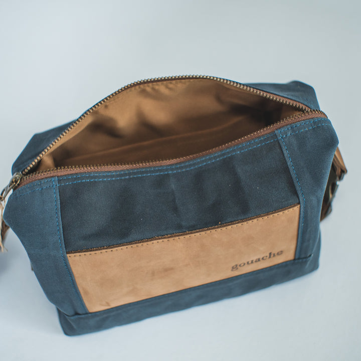 Theodore Waxed Canvas Dopp Kit - Roots Collective PH