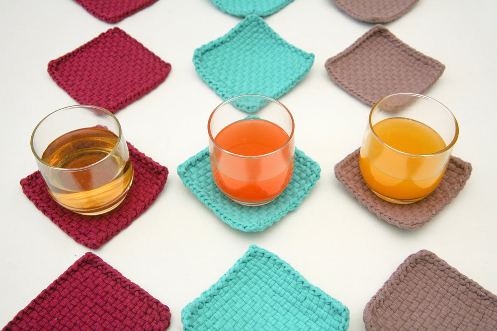 Hand-Woven Coasters Set of 6 - Roots Collective PH