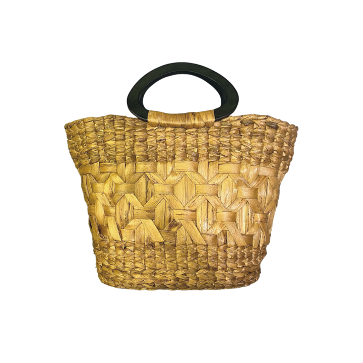 Remdavies Handwoven Water Hyacinth Beach Bag