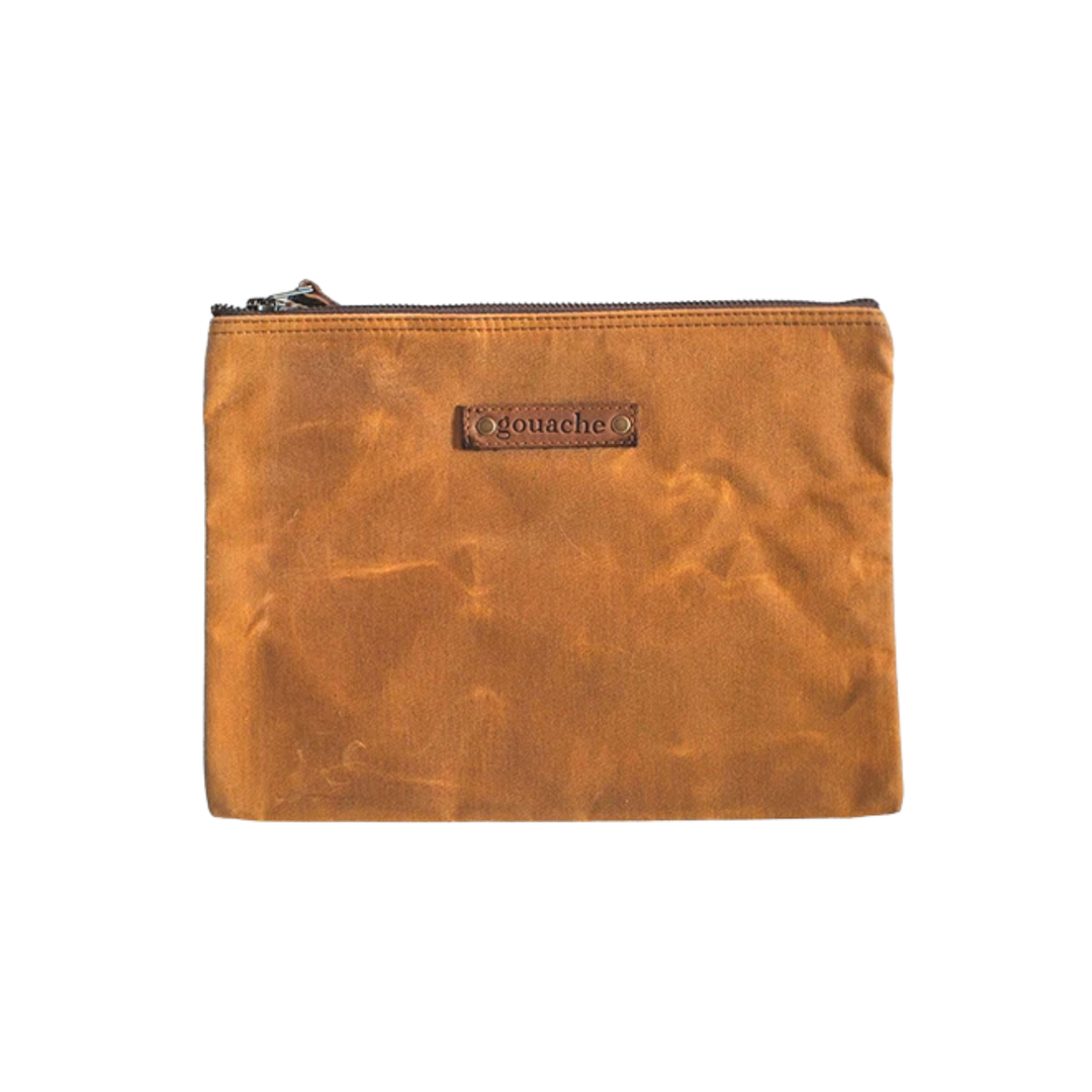 Joey Waxed Canvas Pouch - Roots Collective PH