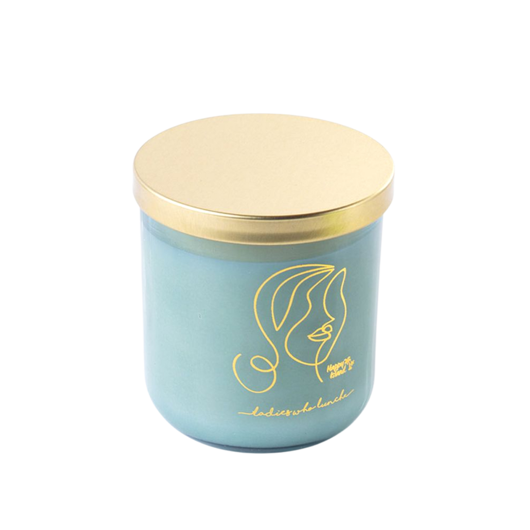 Happy Island Hand-Poured Coconut Blend Candle in Ladies Who Lunch (300mL)