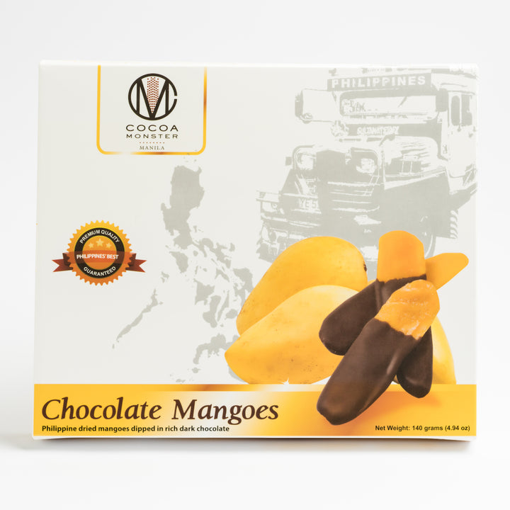 Cocoa Monster Dipped Dark Chocolate Mango Strips