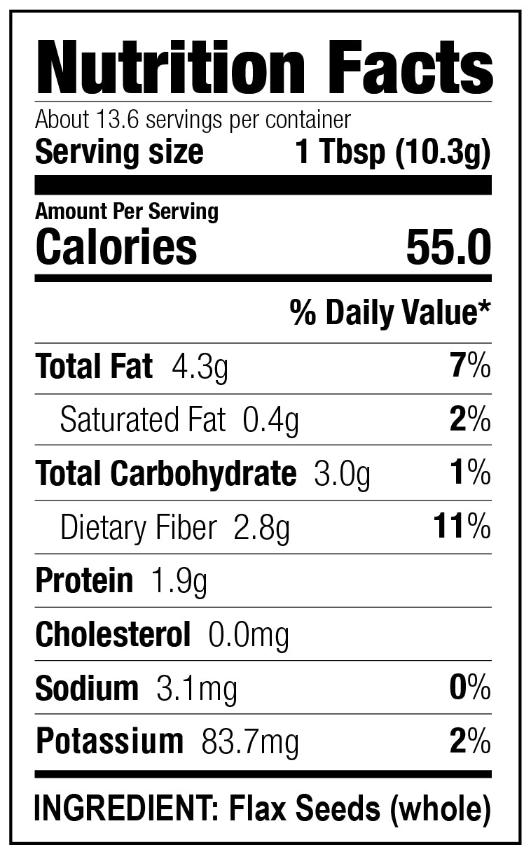 Flaxseeds (140g) - Roots Collective PH