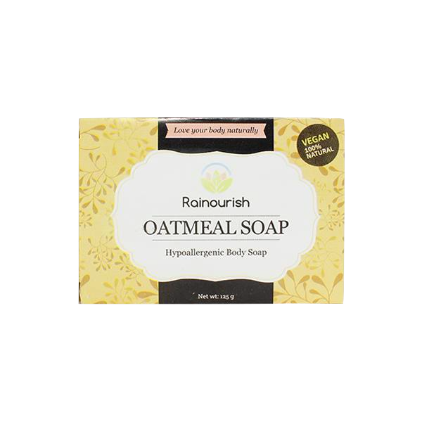 All-Natural Oatmeal Soap Bar - Roots Collective PH