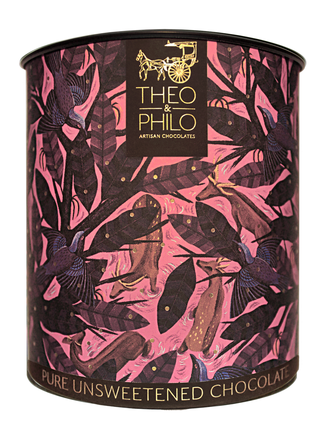 Theo and Philo Chocolates Pure Unsweetened Philippine Chocolate Powder