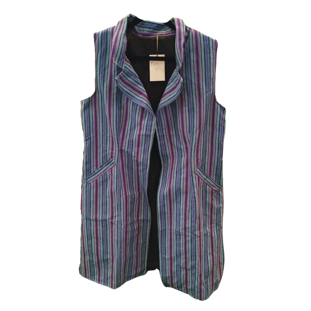 Rose Ann's Fabric Gallery Kankana-ey Weave Sleeveless Coat