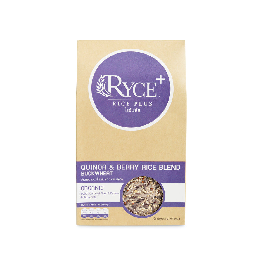 Ryce+ Quinoa and Berry Rice Blend with Buckwheat (500g) - Roots Collective PH