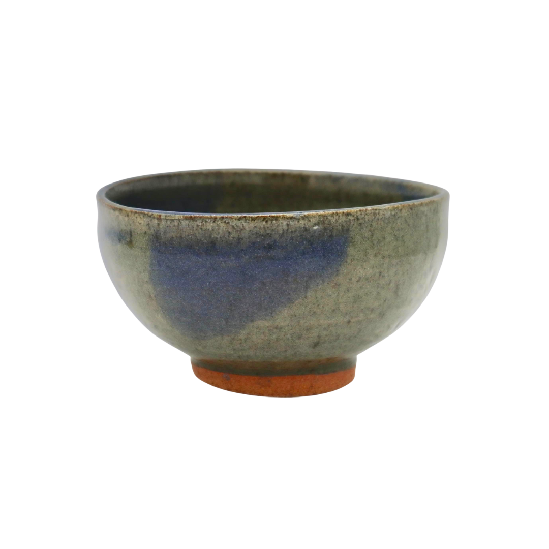 Teresita Baldo Sagada Pottery Ceramic Bowl in Green & Blue