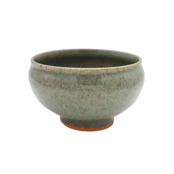 Teresita Baldo Sagada Pottery Ceramic Bowl in Green