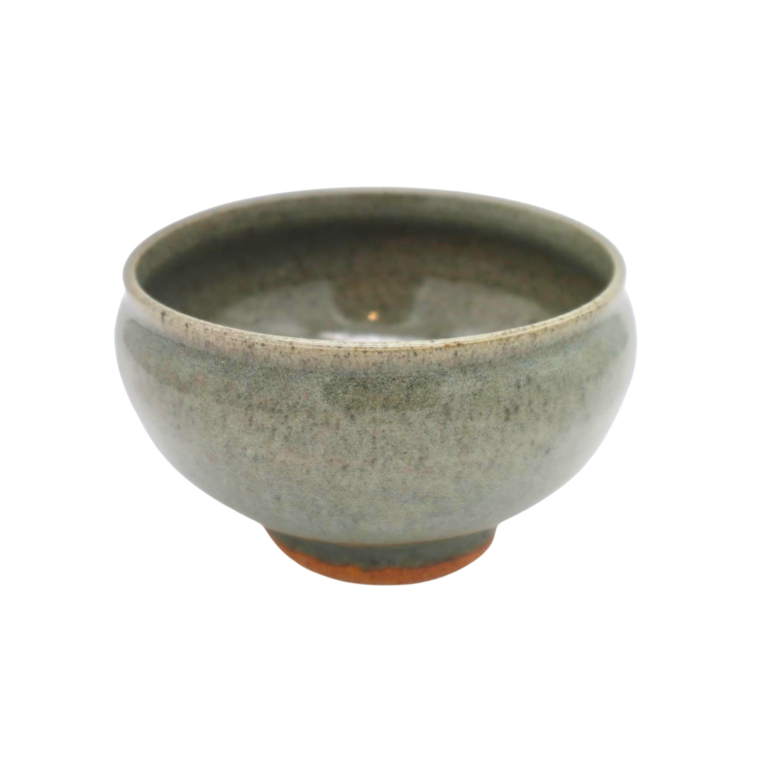 Teresita Baldo Sagada Pottery Ceramic Bowl in Green