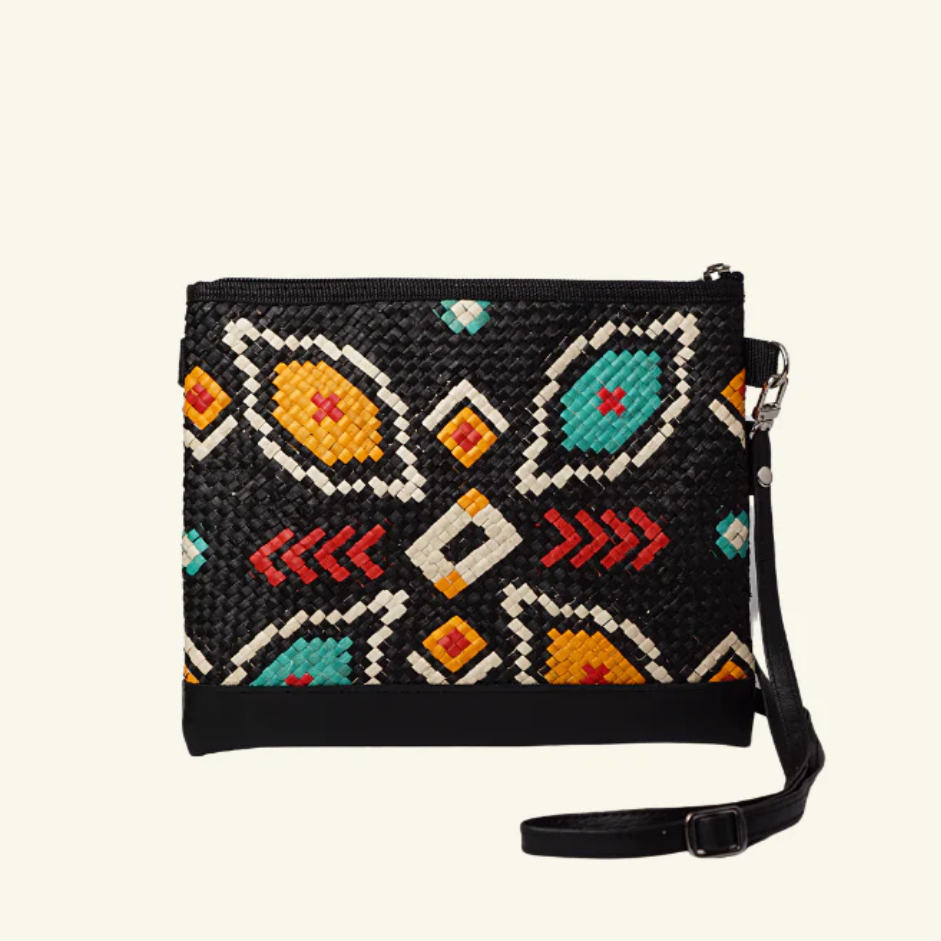 Woven Maya Tikog Grass Sling Bag