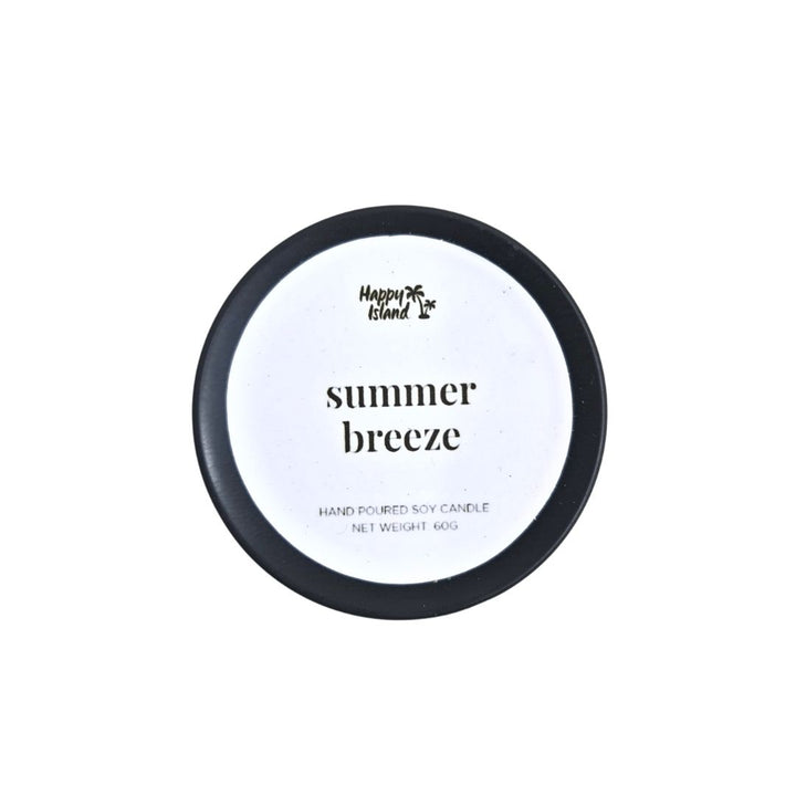 Happy Island Hand-Poured Soy Candle in Summer Breeze