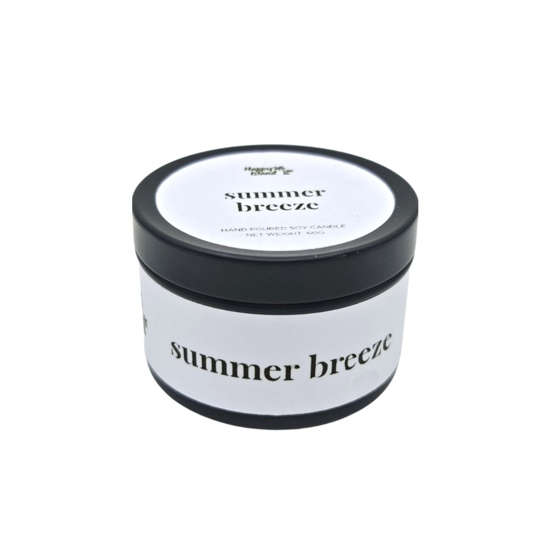 Happy Island Hand-Poured Soy Candle in Summer Breeze