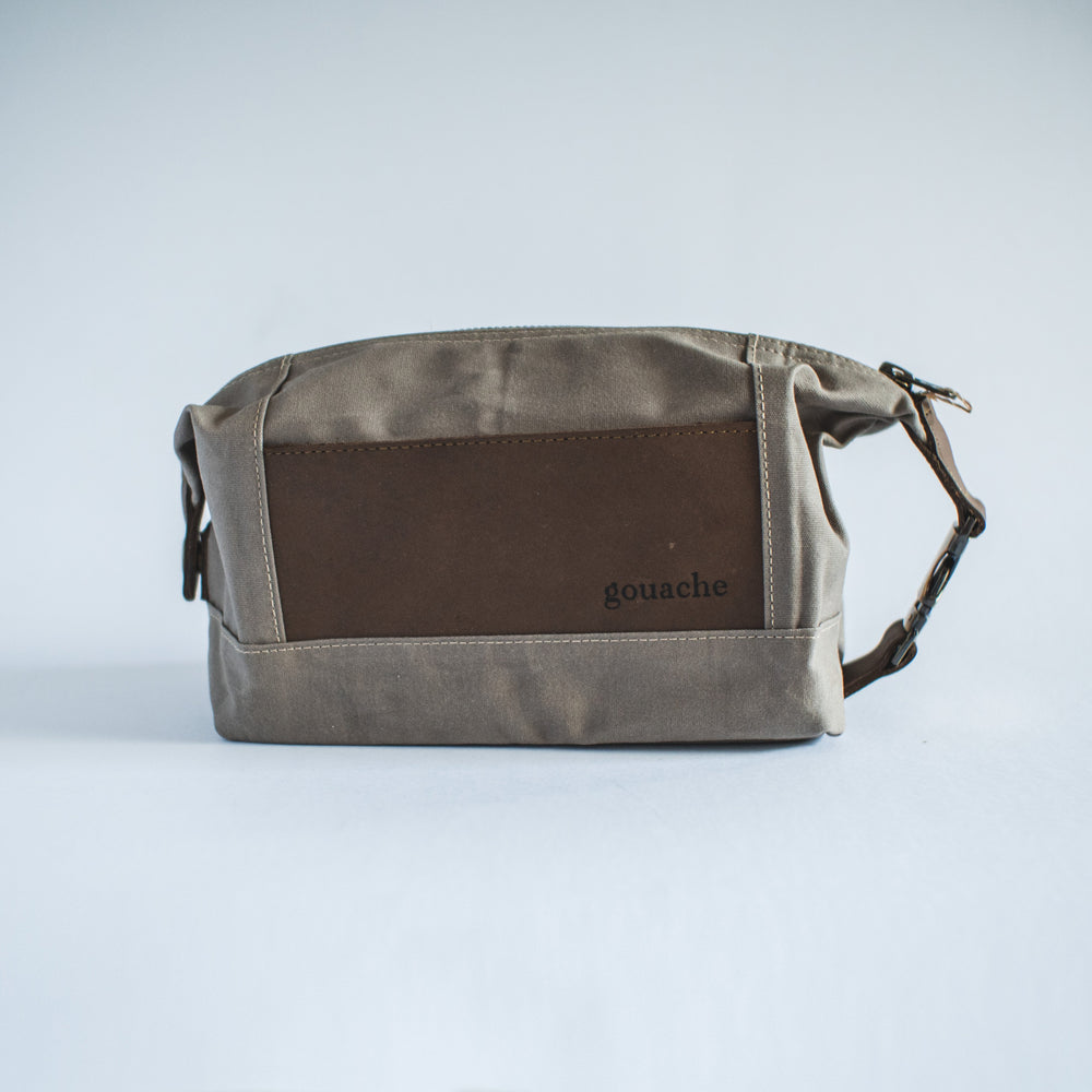 Theodore Waxed Canvas Dopp Kit - Roots Collective PH