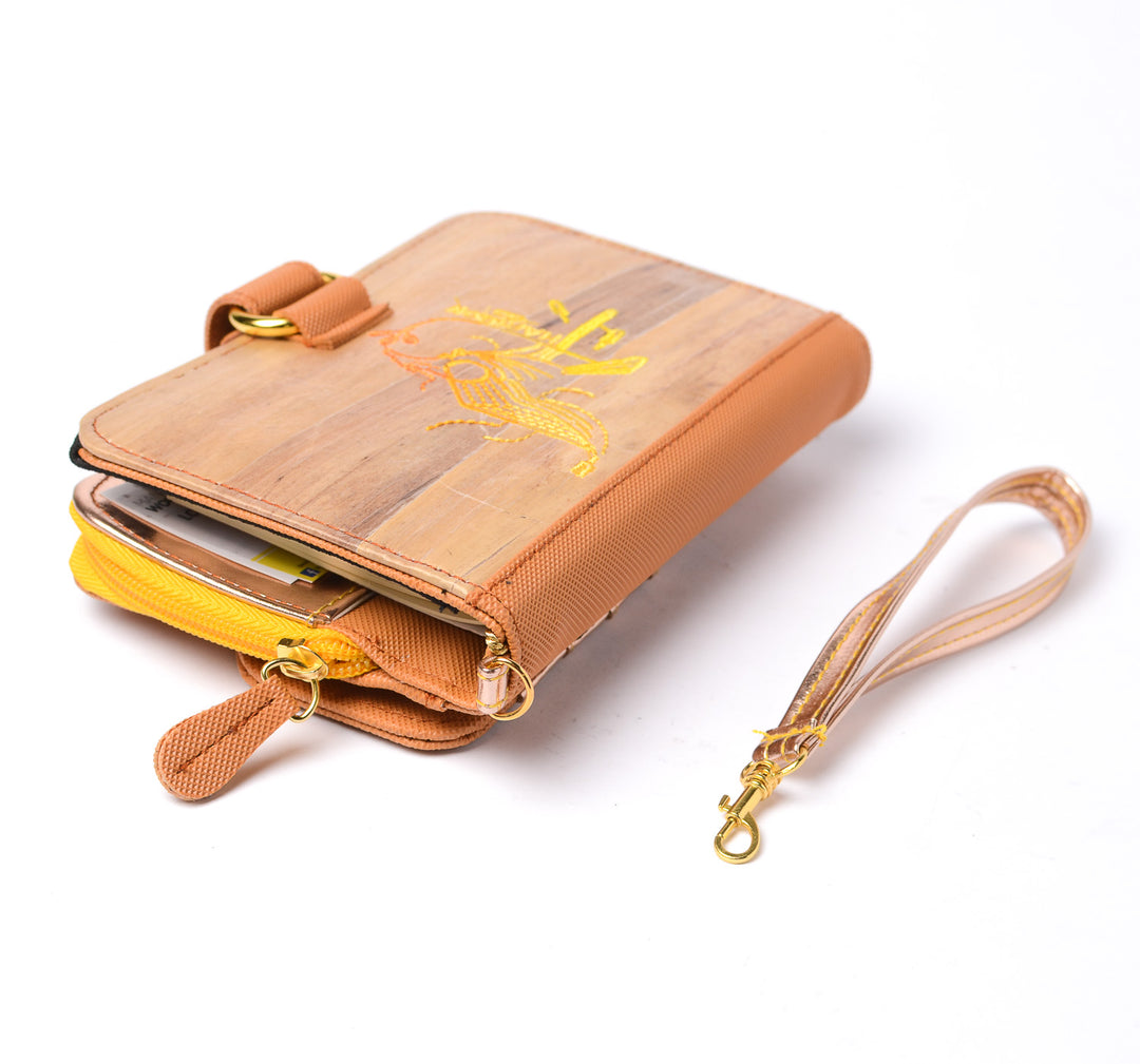 Fauna Mahika Vegan Leather Travel Wallet [Haribon]-Fashion Accessories-Jacinto & Lirio-Roots Collective PH