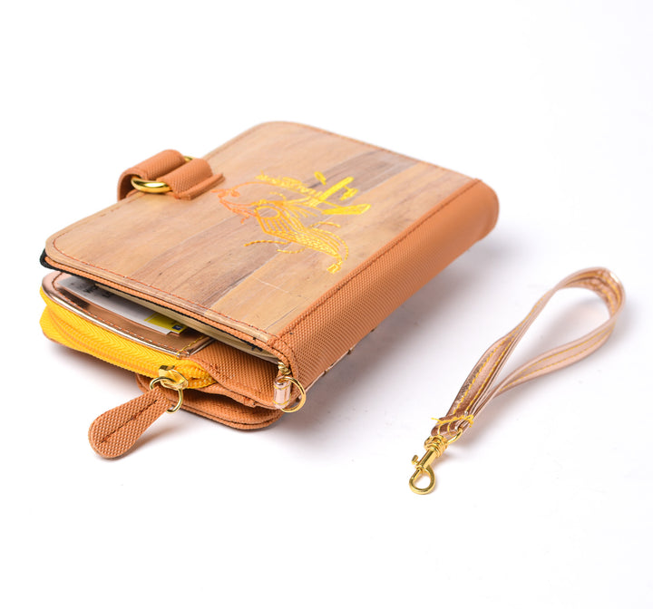 Fauna Mahika Vegan Leather Travel Wallet [Haribon]-Fashion Accessories-Jacinto & Lirio-Roots Collective PH