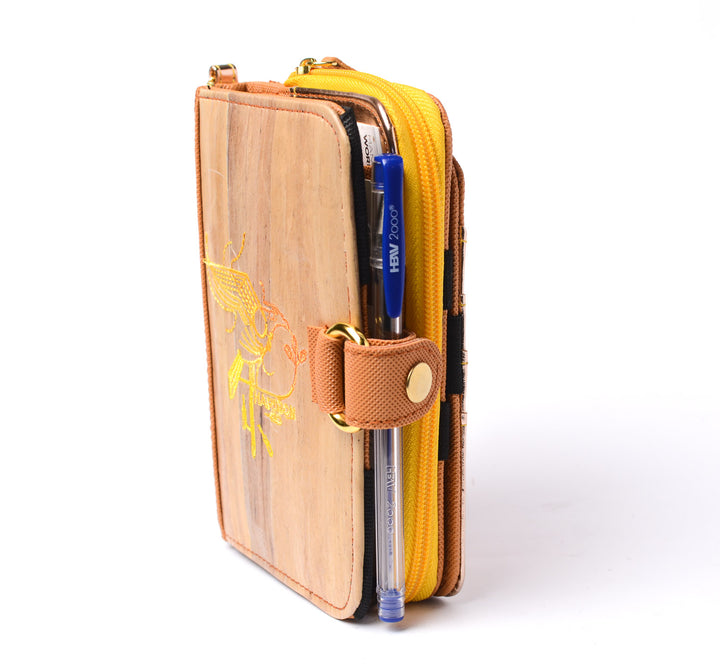 Fauna Mahika Vegan Leather Travel Wallet [Haribon]-Fashion Accessories-Jacinto & Lirio-Roots Collective PH