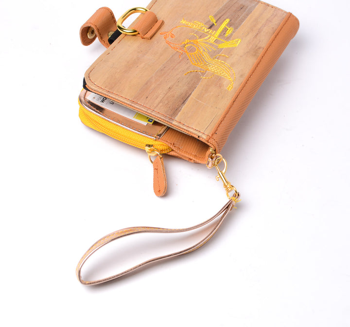 Fauna Mahika Vegan Leather Travel Wallet [Haribon]-Fashion Accessories-Jacinto & Lirio-Roots Collective PH