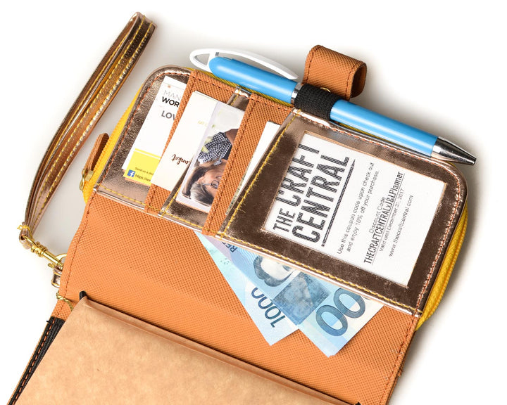 Fauna Mahika Vegan Leather Travel Wallet [Haribon]-Fashion Accessories-Jacinto & Lirio-Roots Collective PH