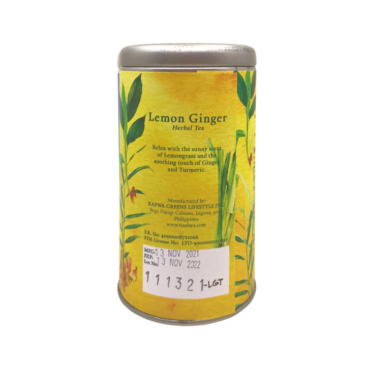 Tsaa Laya Lemon Ginger Herbal Tea Blend
