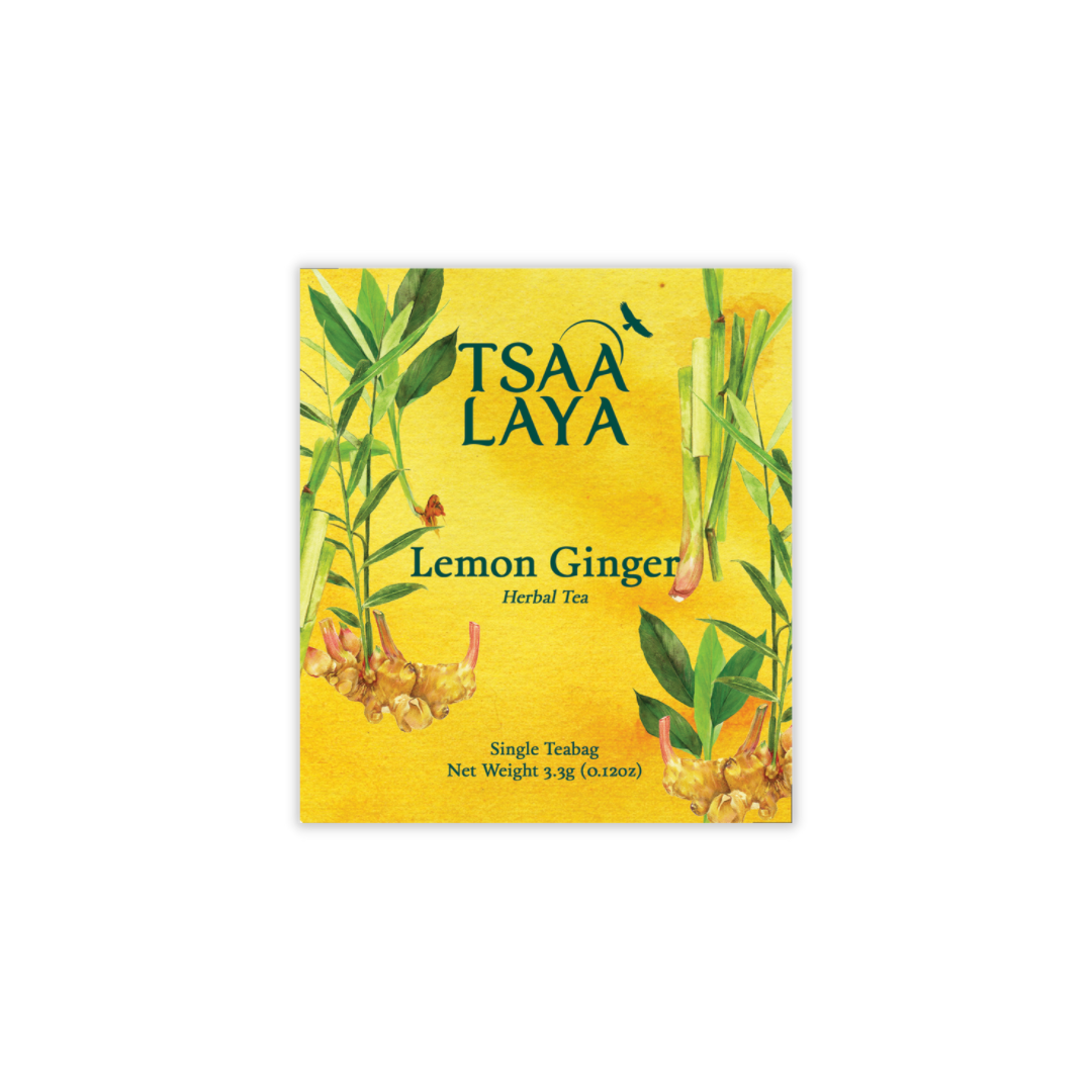 Tsaa Laya Lemon Ginger Herbal Tea Blend