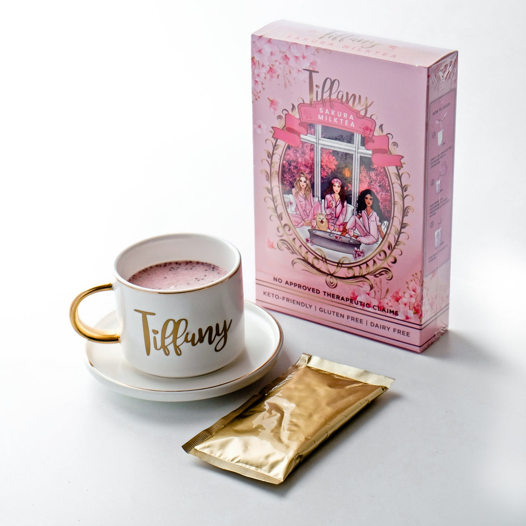 Tiffany Circle Powdered Sakura Milk Tea Original Formula