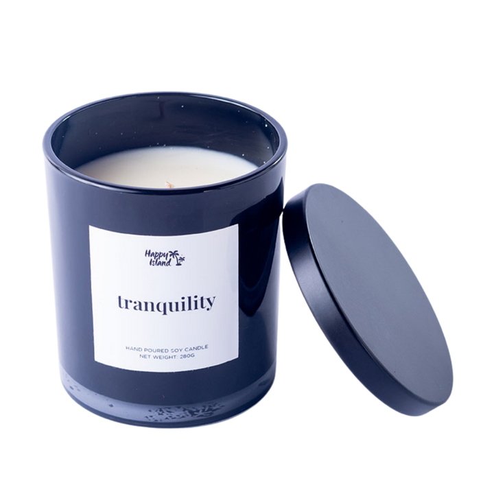 Happy Island Hand-Poured Soy Candle in Tranquility