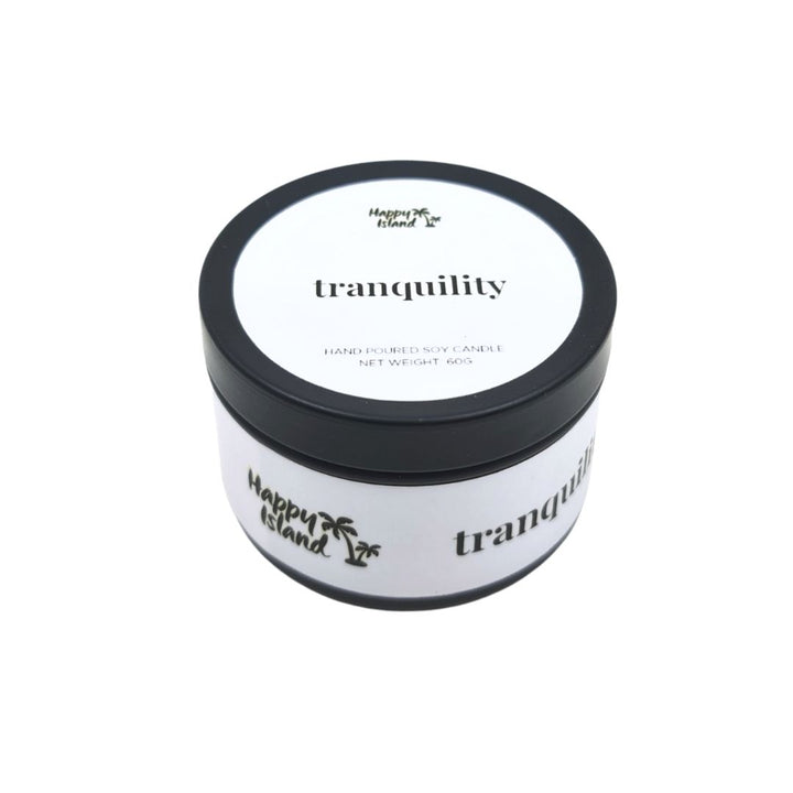 Happy Island Hand-Poured Soy Candle in Tranquility