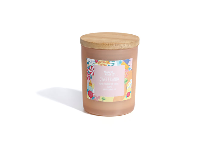 Happy Island Hand-Poured Soy Candle in Sweet Candy